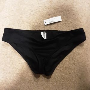 Jcrew surf hipster bikini bottom black